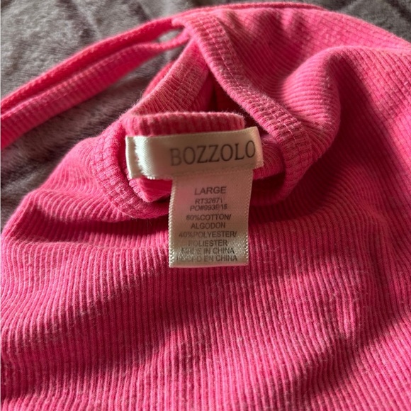 Pink Ribbed Tank Top - Picture 3 of 5